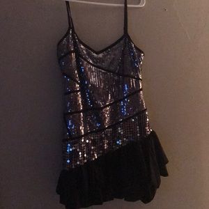BEBE DRESS GORGEOUS SPARKLE